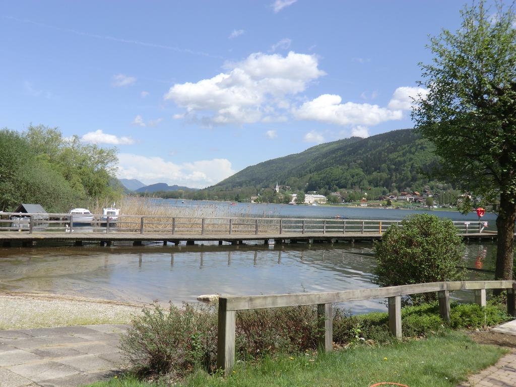 Kaspar Haus Kmb Seeblick Appartement Am Ossiacher See Mit Direktem Seezugang, Hallenbad Bodensdorf Exterior photo